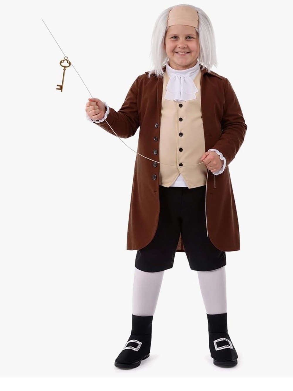 NWT Colonial Benjamin Franklin Costume